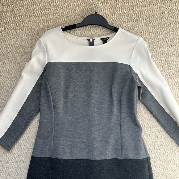 Ann Taylor Colour Block Dress Size 2 - Picture 3 of 4